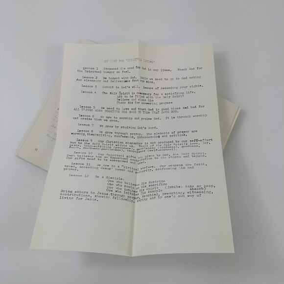 Religious Christian Booklets Concordia Bible Study Fundamental Doctrine 1980s 3 - Picture 7 of 16